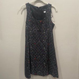 Nicole Miller Holiday Party Mini Dress VTG 90s Xmas Kitsch